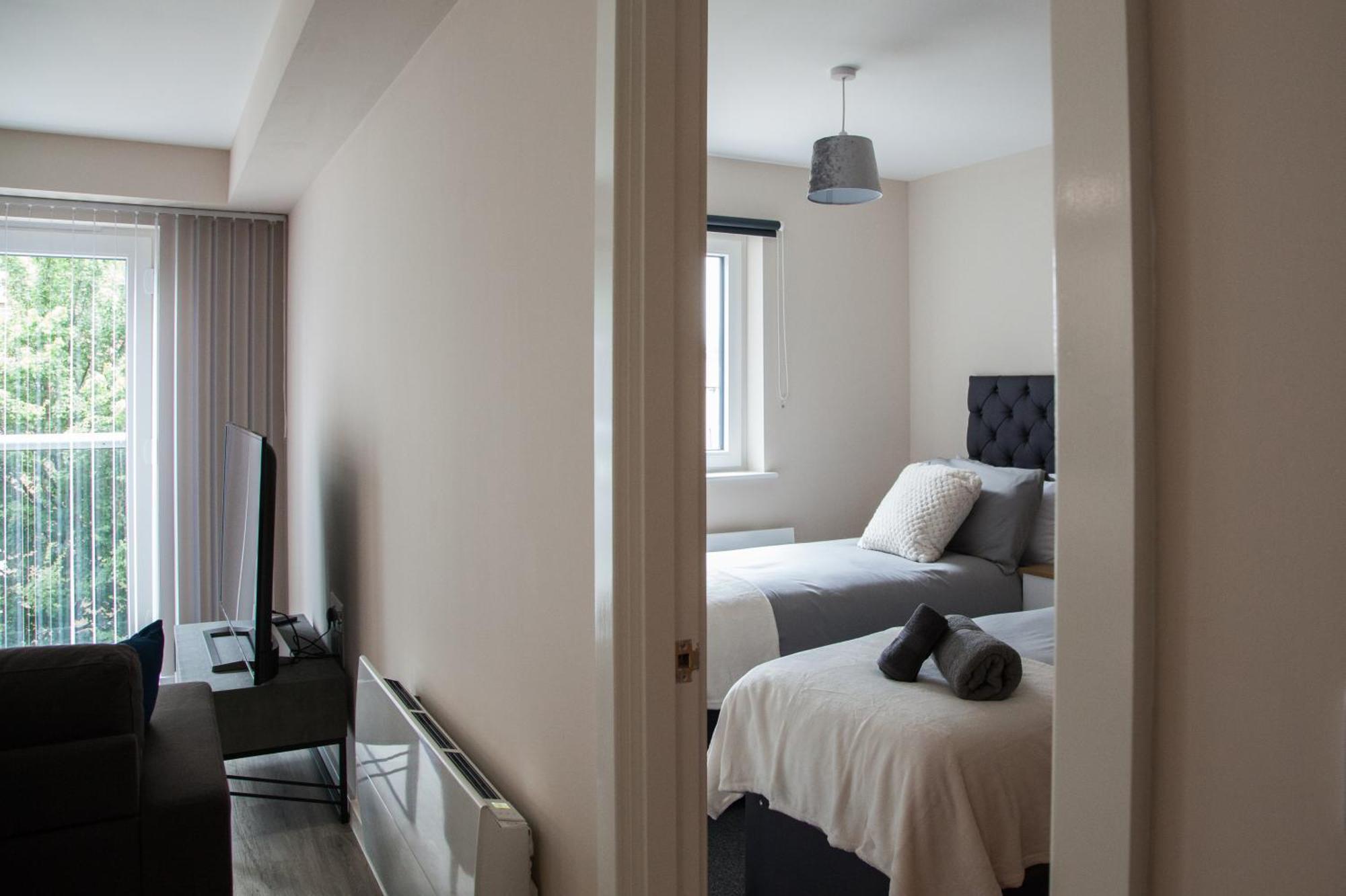 Modern 2Bd Apartment In Manchester City Exterior photo